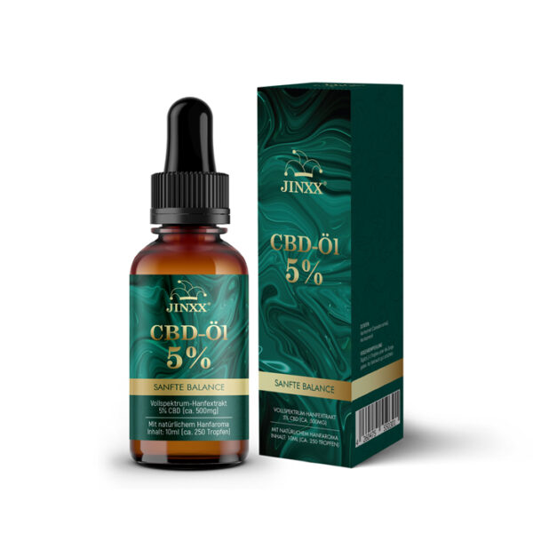 Jinxx - 5% Vollspektrum 500 mg CBD Öl THC-frei