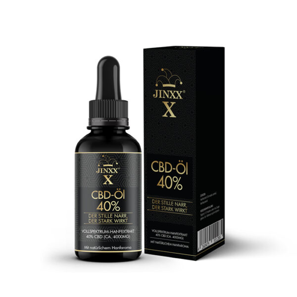 Jinxx® X - CBD-Öl 40 % – Der stille Narr, der stark wirkt